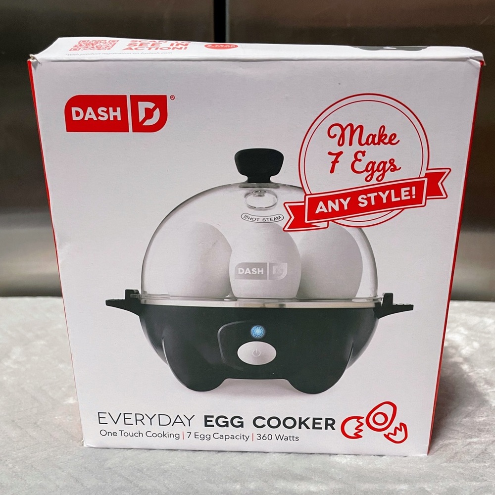 Dash Rapid Egg Cooker: 7 Egg Capacity Electric Egg Cooker NEW IN BOX